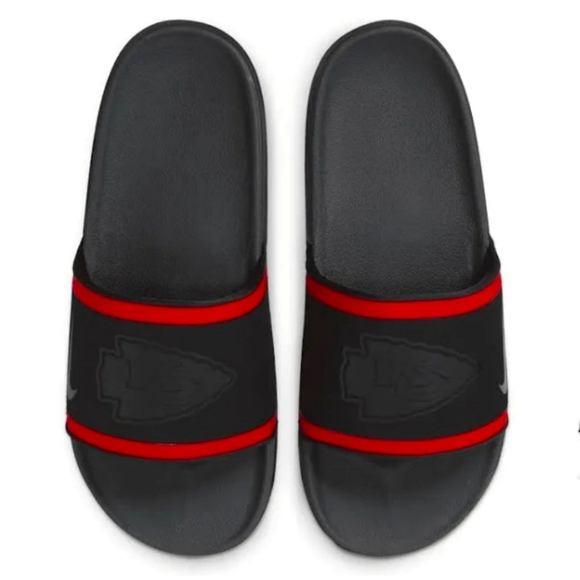 NWT Men's Kansas City Chiefs Nike Off Court Slides - Picture 1 of 6